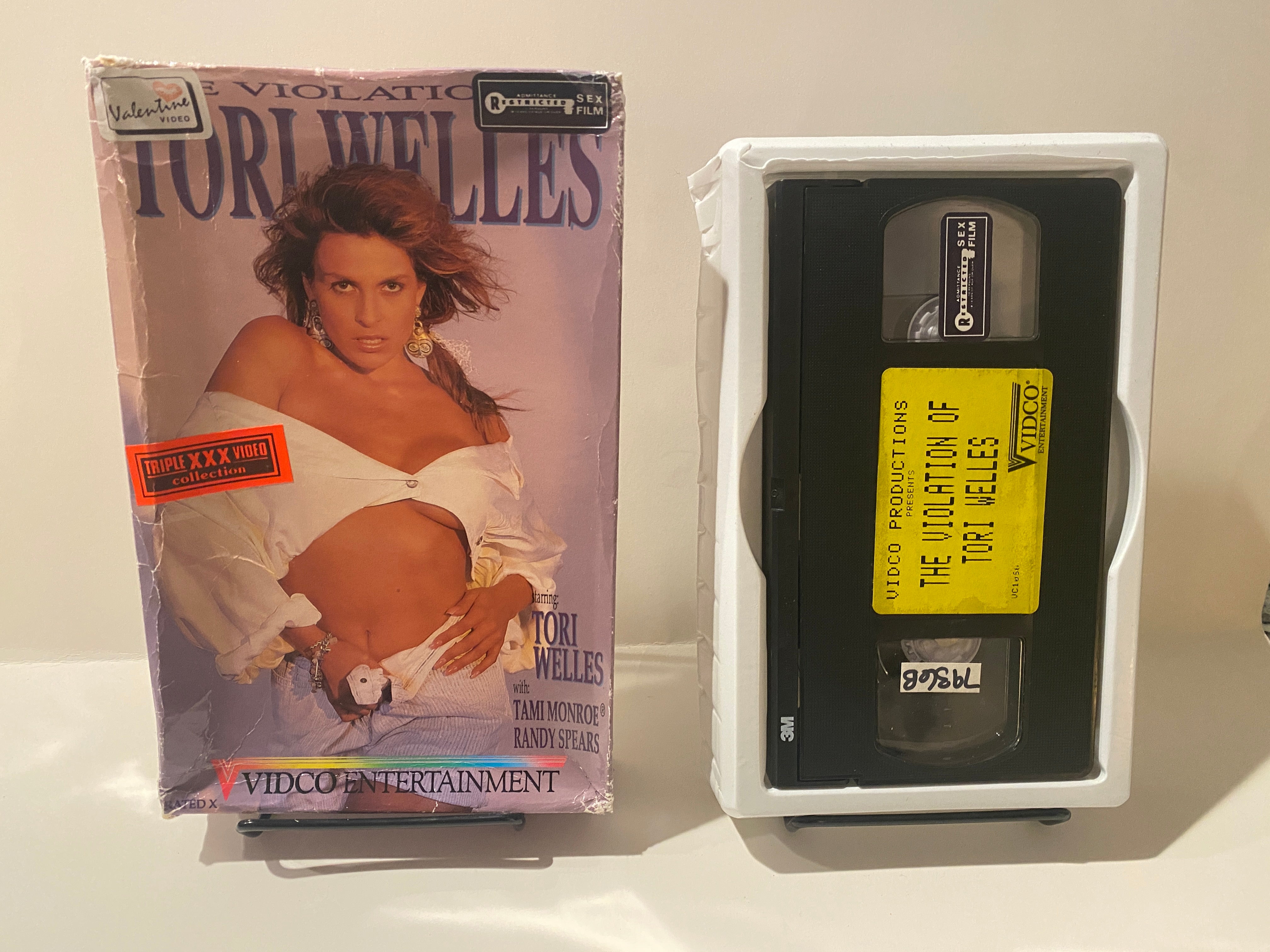 Violation of Tori Welles Big Box VHS 1990 XXX Hottest Scenes Classics – AFI