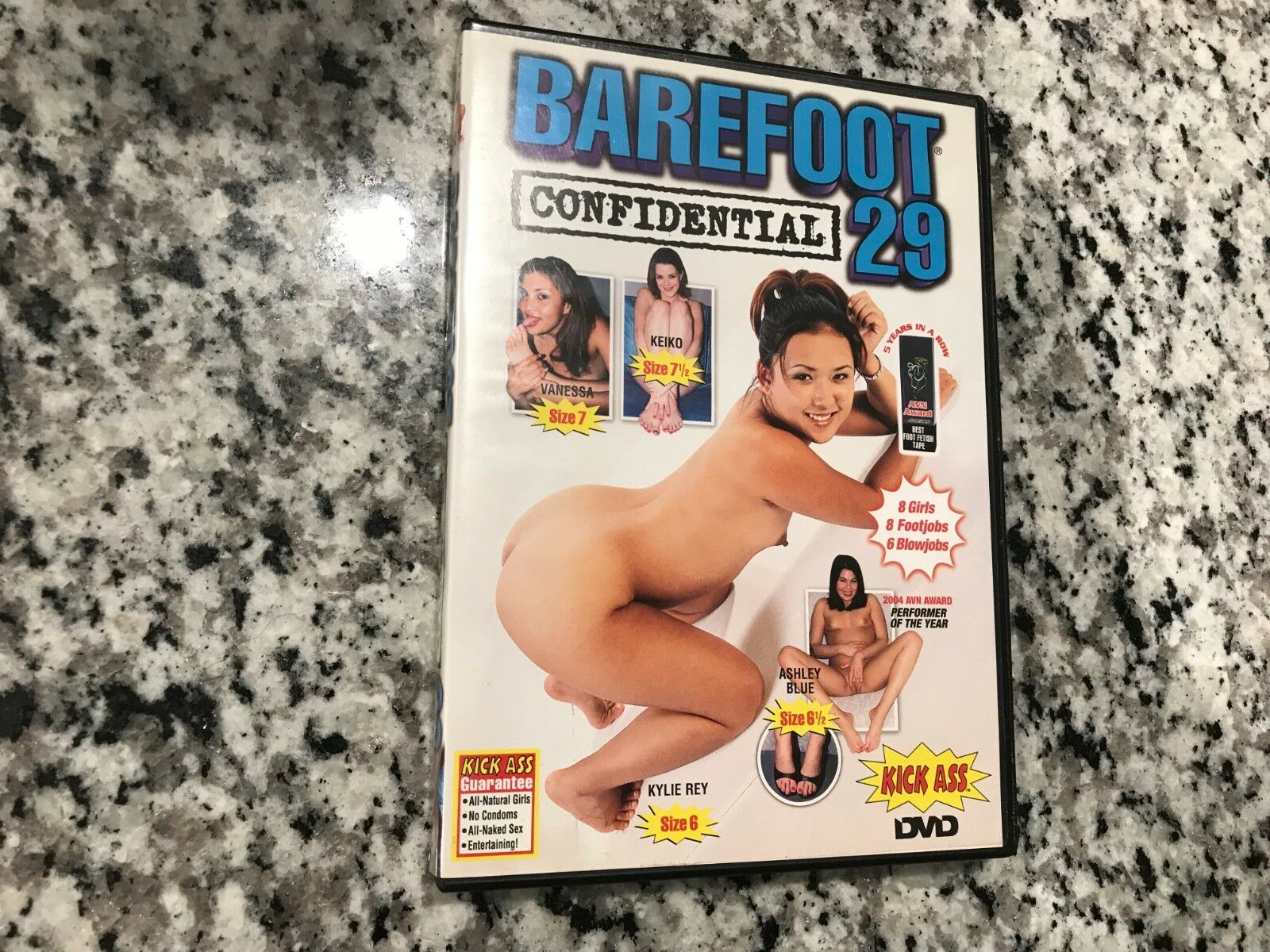 Barefoot Confidential 29 XXX DVD 2003 Foot Fetish Footjobs Teens & Cum – AFI