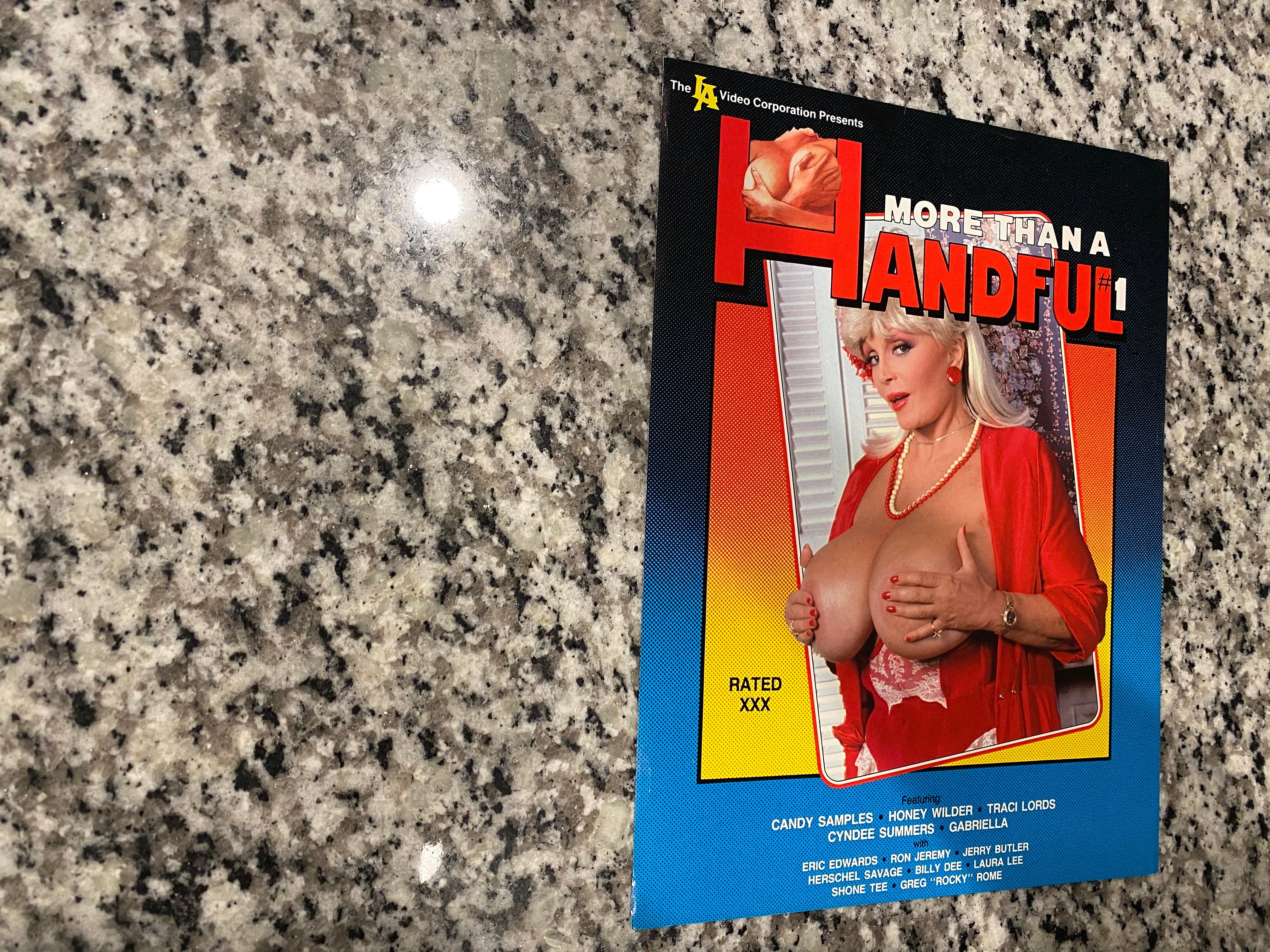 More Than A Handful #1 Promo Ad Slick XXX Candy Samples, Traci Lords – AFI