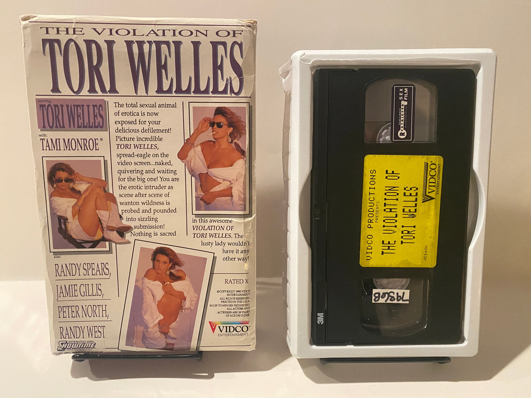 Violation of Tori Welles Big Box VHS 1990 XXX Hottest Scenes Classics – AFI