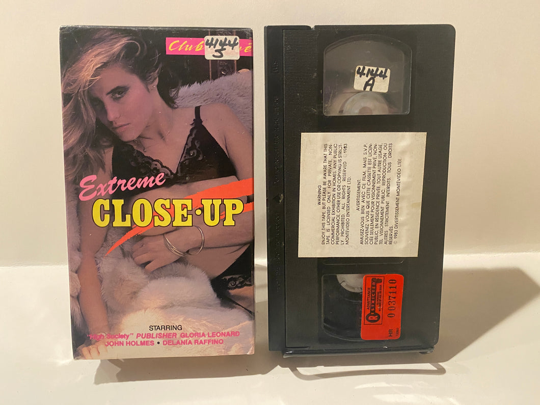 Extreme Close-Up Small Box/Slipcover VHS
