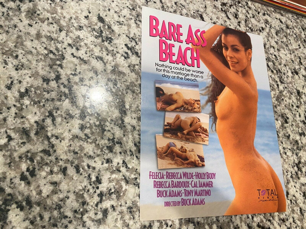 Bare Ass Beach Promo Ad Slick 1995 Felecia & Rebecca Wilde