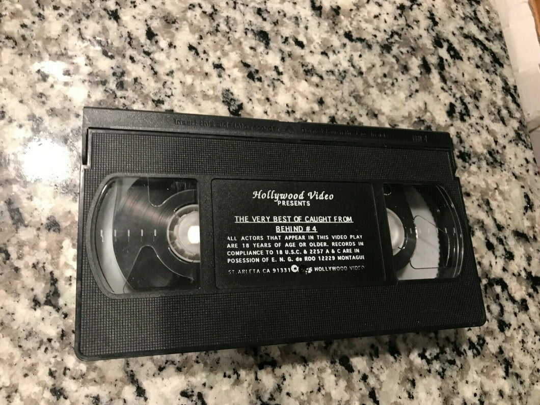 Very Best of Caught From Behind 4 VHS Tape Only