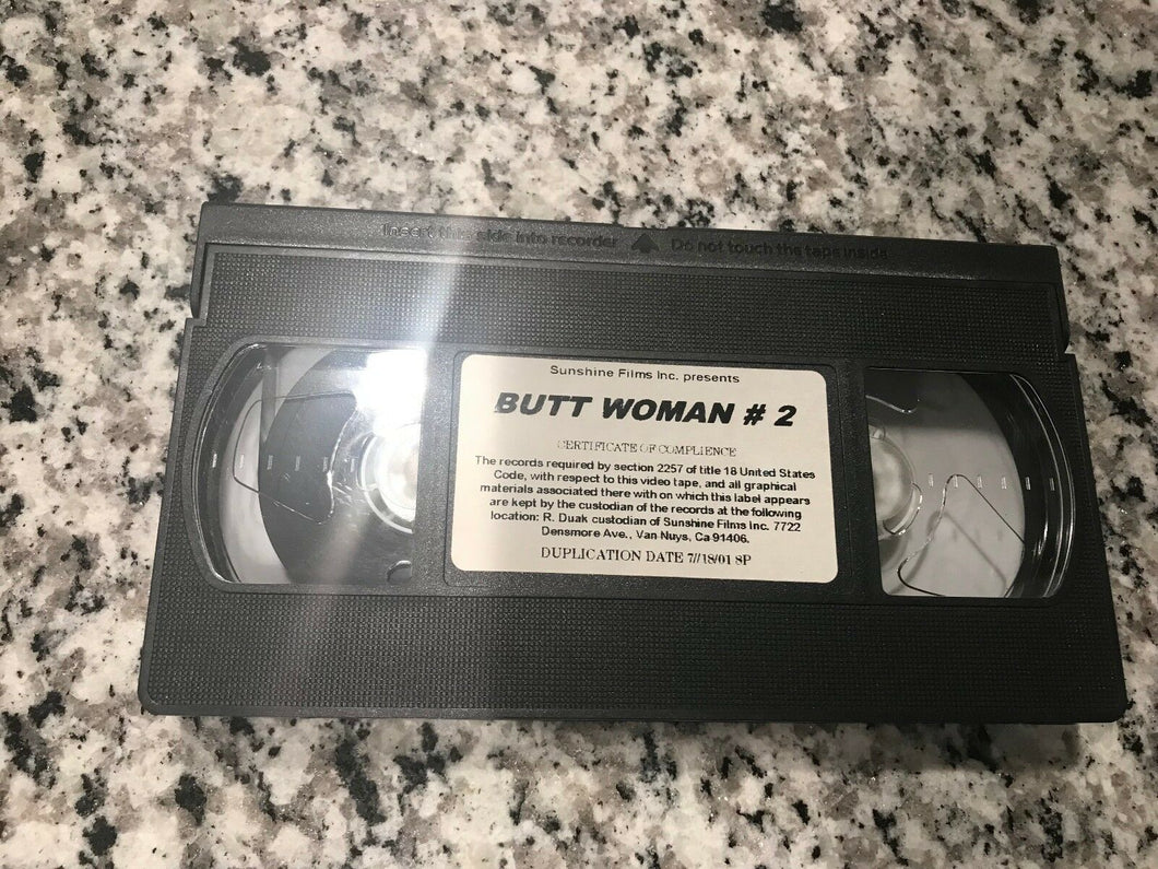 Buttwoman 2 VHS Tape Only