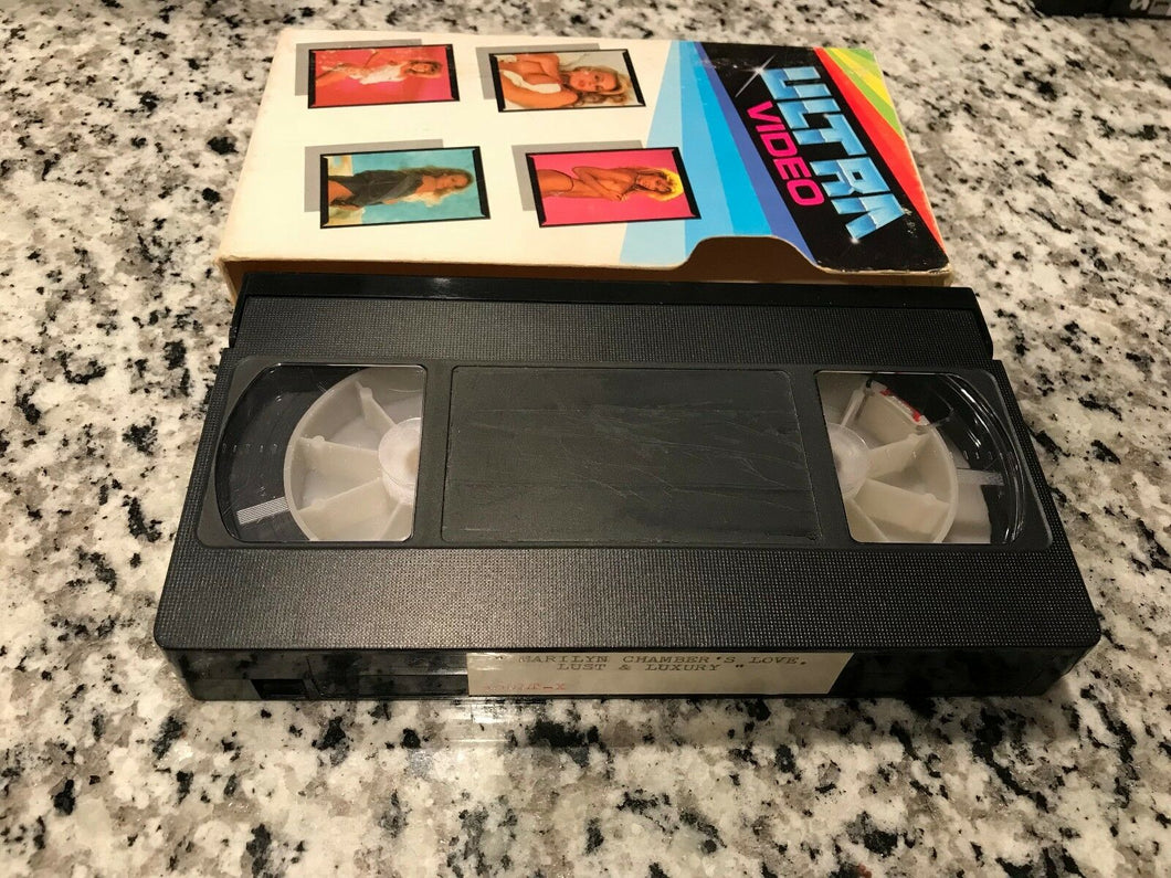 Marilyn Chambers' Love Lust & Luxury VHS Tape Only