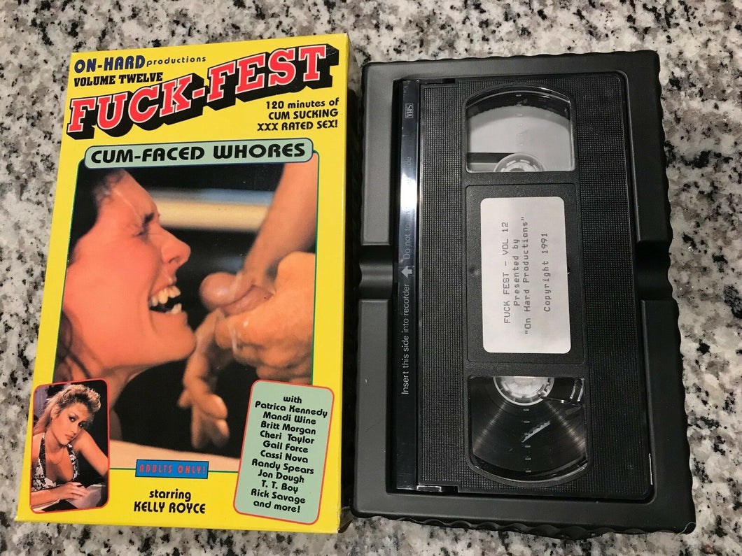 Fuck-Fest Volume 12: Cum-Faced Whores Big Box VHS