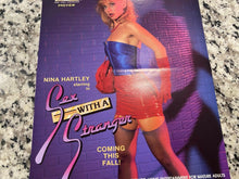 Load image into Gallery viewer, Sex With A Stranger + Luscious Lucy In Love Promo Ad Slick 1986 Nina Hartley
