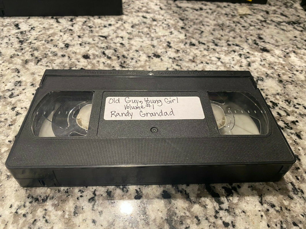 Old Guy, Younger Girl #1: Randy Granddad VHS Tape Only