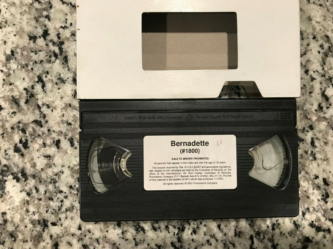 Bernadette VHS Tape Only