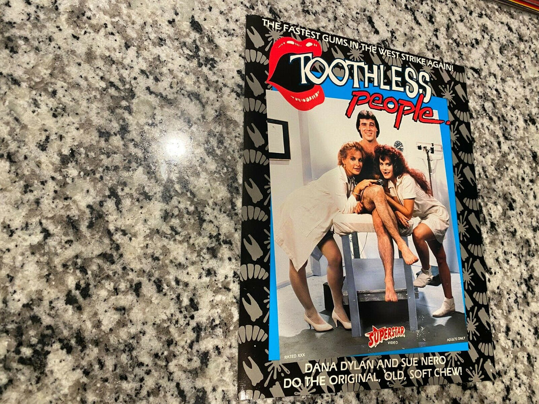 Toothless People Promo Ad Slick 1987 Dana Dylan & Susan Nero