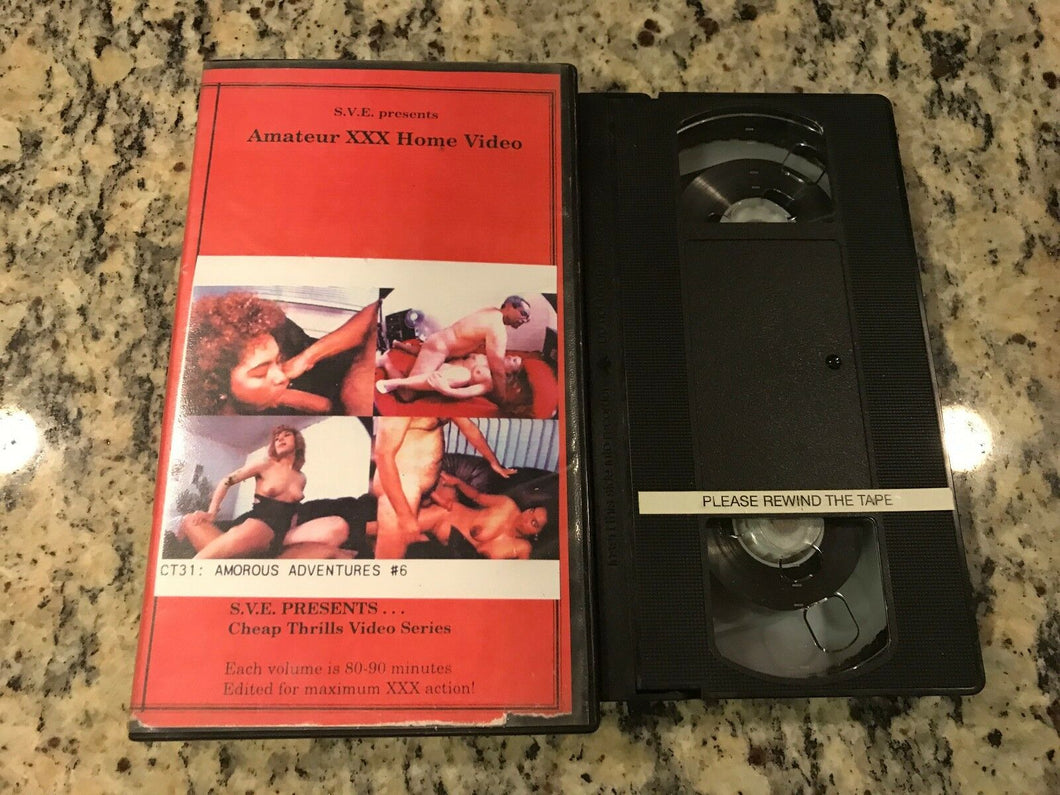 Amorous Adventures #6 Clamshell VHS
