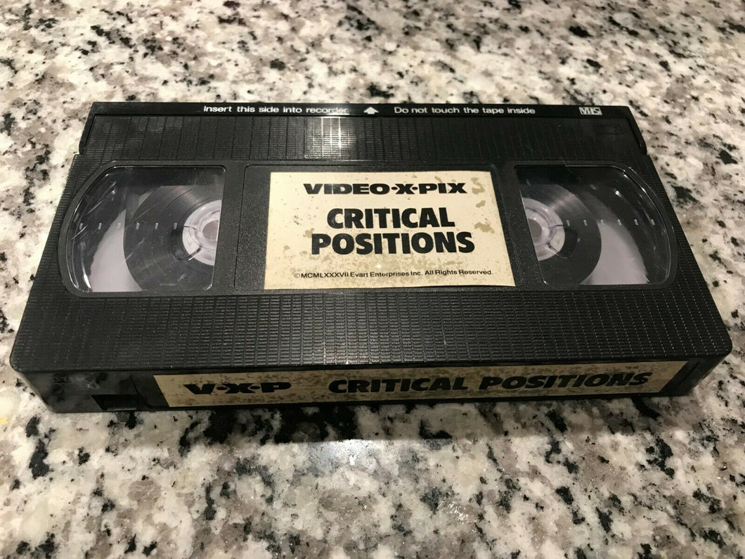 Critical Positions VHS Tape Only