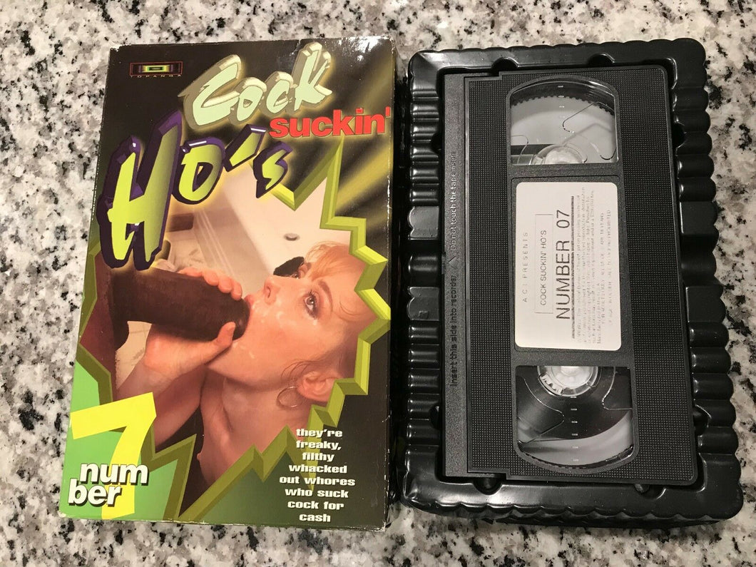 Cock Suckin' Ho's #07 Big Box VHS
