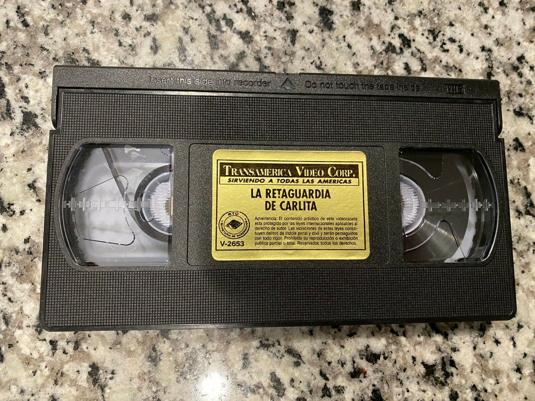 La Retaguardia De Carlita (aka Carlita's Back Way) VHS Tape Only