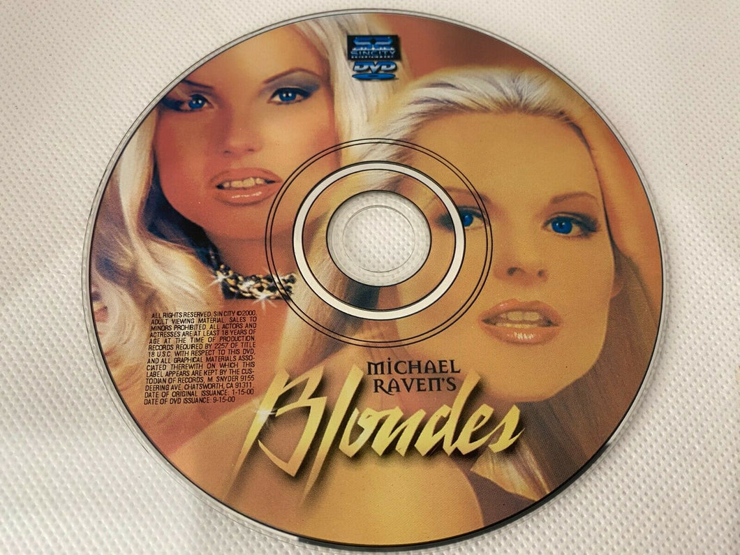 Michael Raven's Blondes DVD Disc Only