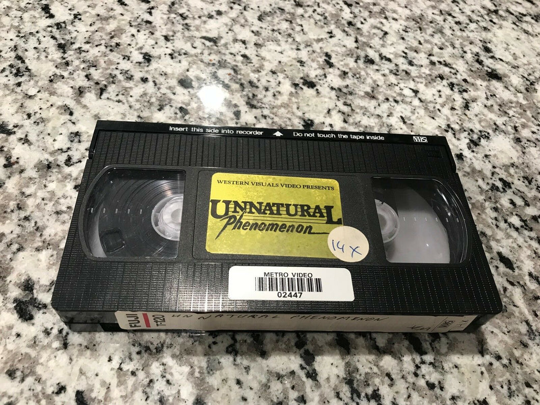 Unnatural Phenomenon #1 VHS Tape Only