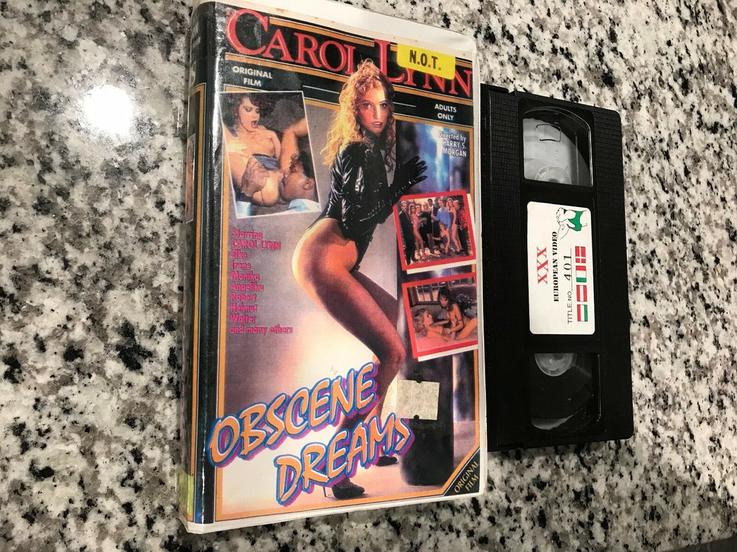 Obscene Dreams aka Obszone Traume Big Box VHS
