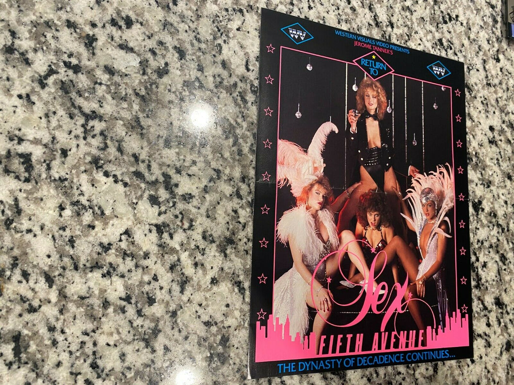 Return to Sex Fifth Avenue Promo Ad Slick 1986 Careena Collins & Buffy Davis
