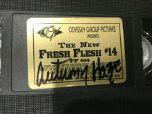 Load image into Gallery viewer, New Fresh Flesh #14 VHS Tape Only (Autographed by Autumn Haze)
