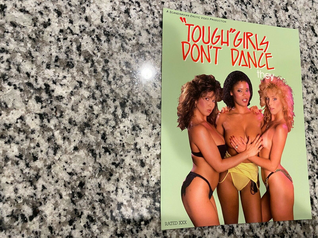 Tough Girls Don't Dance Promo Ad Slick 1987 Jeannie Pepper & Tiffany Storm
