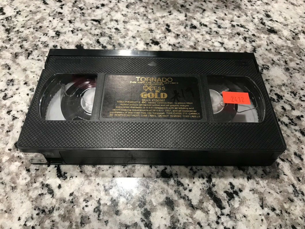Excess In Gold VHS Tape Only