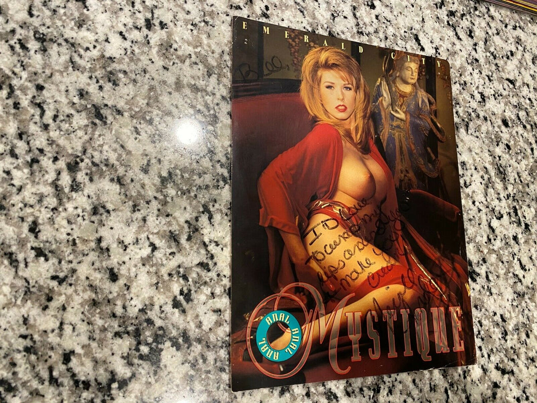 Anal Mystique Signed By Nicole London Promo Ad Slick 1994