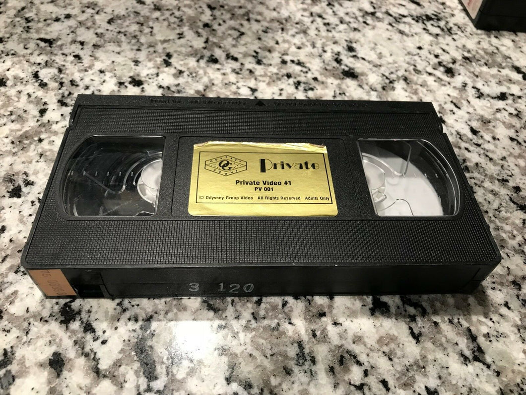 Private Video 1: Champagne Cunts VHS Tape Only