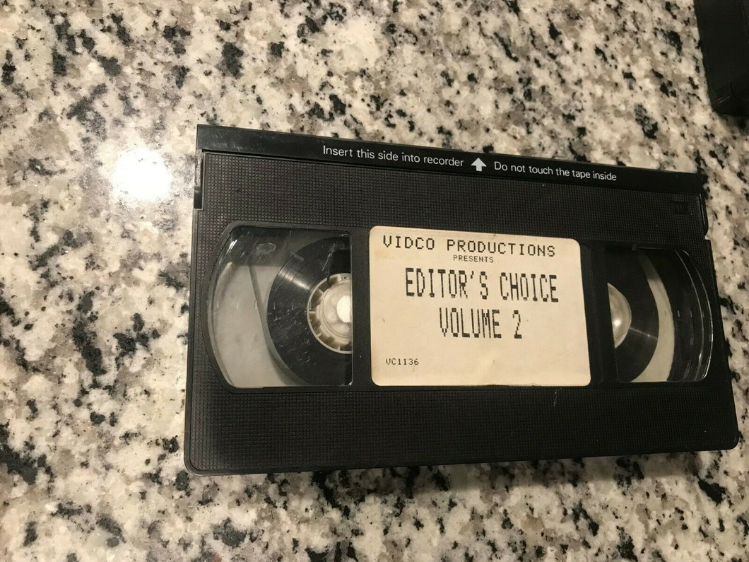 Editor's Choice Volume 2 VHS Tape Only