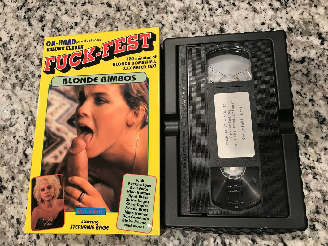 Fuck-Fest Volume 11: Blonde Bimbos Big Box VHS