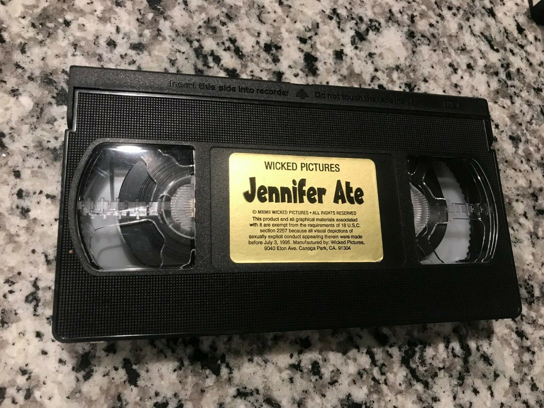 Jennifer Ate VHS Tape Only