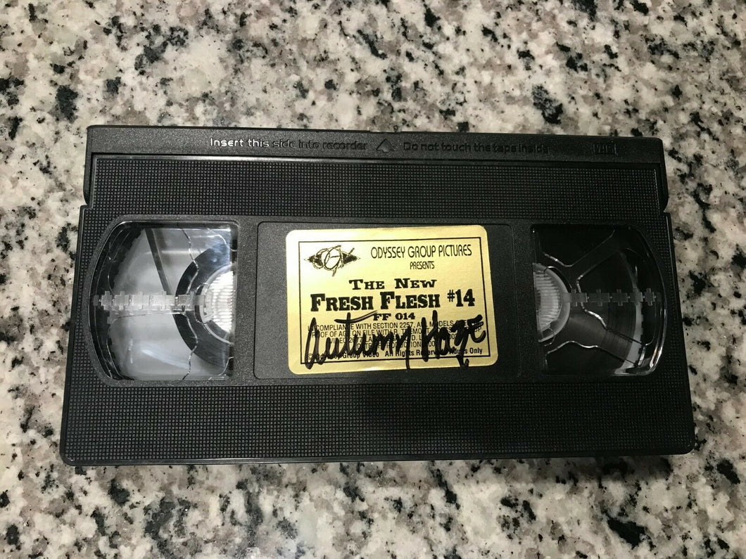 New Fresh Flesh #14 VHS Tape Only (Autographed by Autumn Haze)