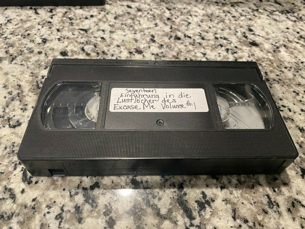 Excuse Me Volume 1 VHS Tape Only