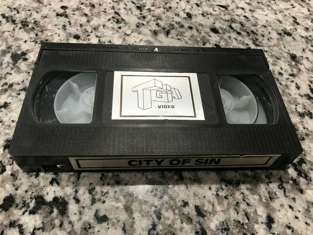 City of Sin VHS Tape Only