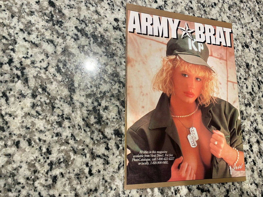 Army Brat Promo Ad Slick 1987 Jamie Summer Vivid Video