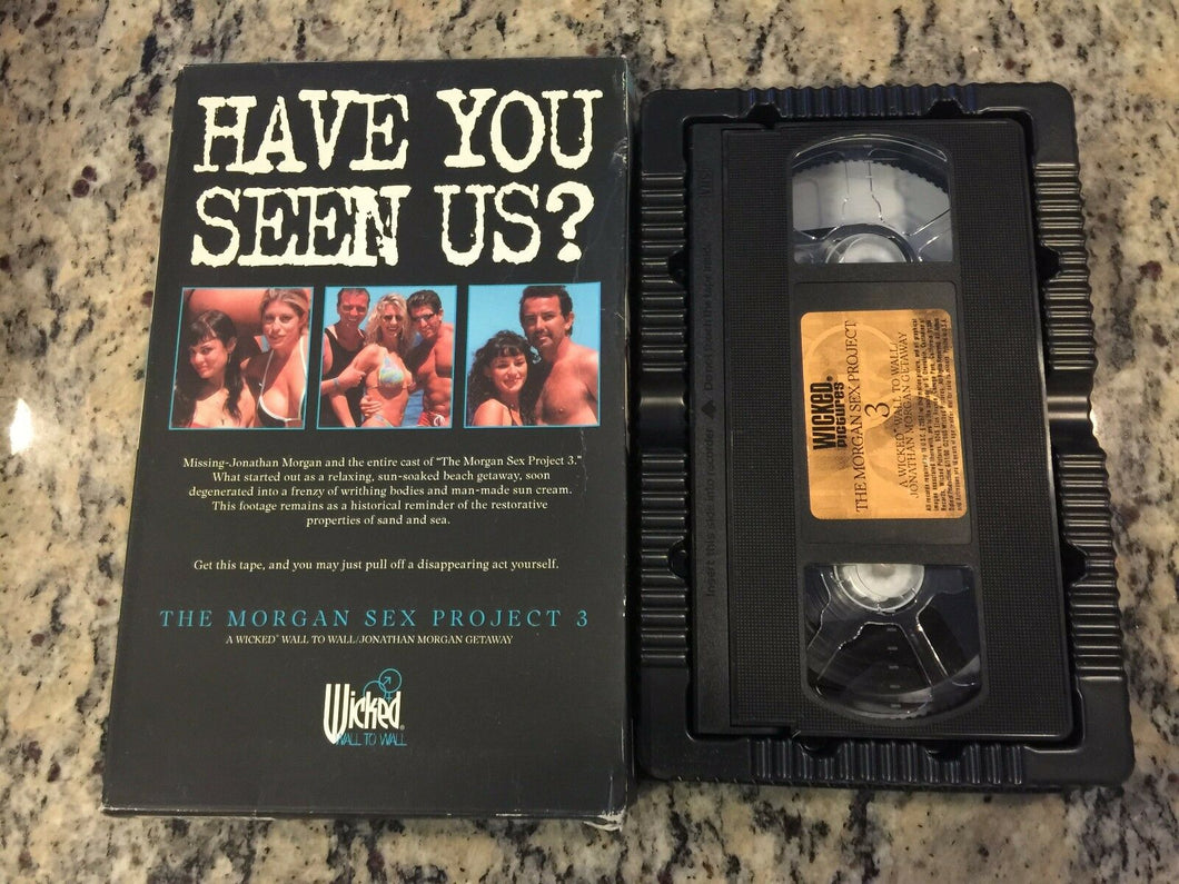 Morgan Sex Project 3 Big Box VHS