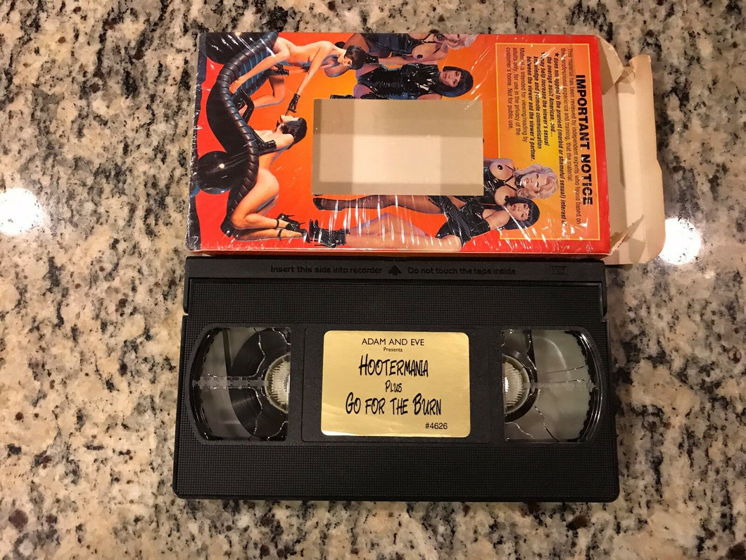 Hootermania + Go For The Burn VHS Tape Only (Double Feature)