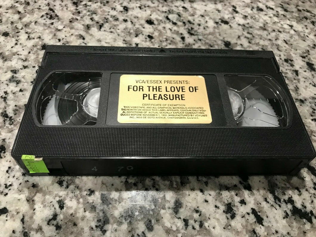 For The Love of Pleasure VHS Tape Only 1979