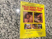 Load image into Gallery viewer, Talk Dirty To Me One More Time Promo Ad Slick 1985 Nikki Charm &amp; Harry Reems
