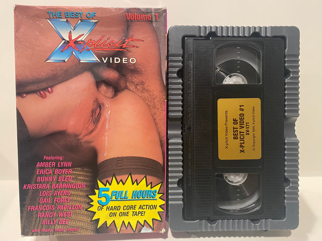 Best of X-Plicit Video Volume 1 Big Box VHS