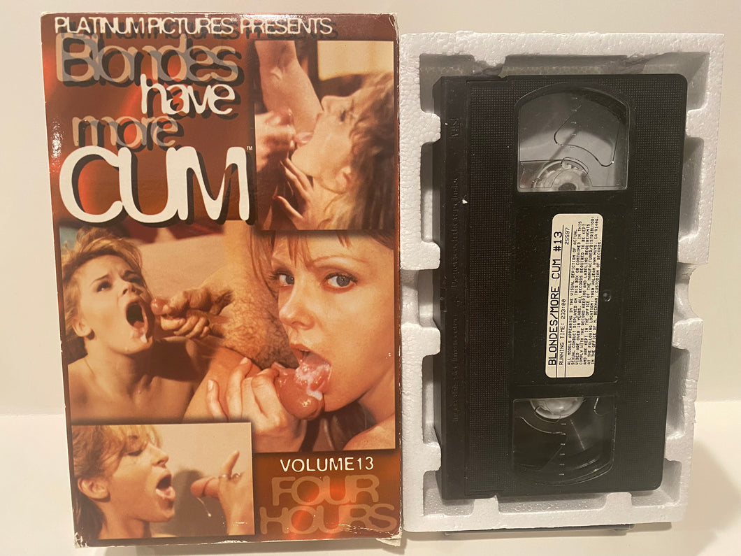 Blondes Have More Cum Volume 13 Big Box VHS