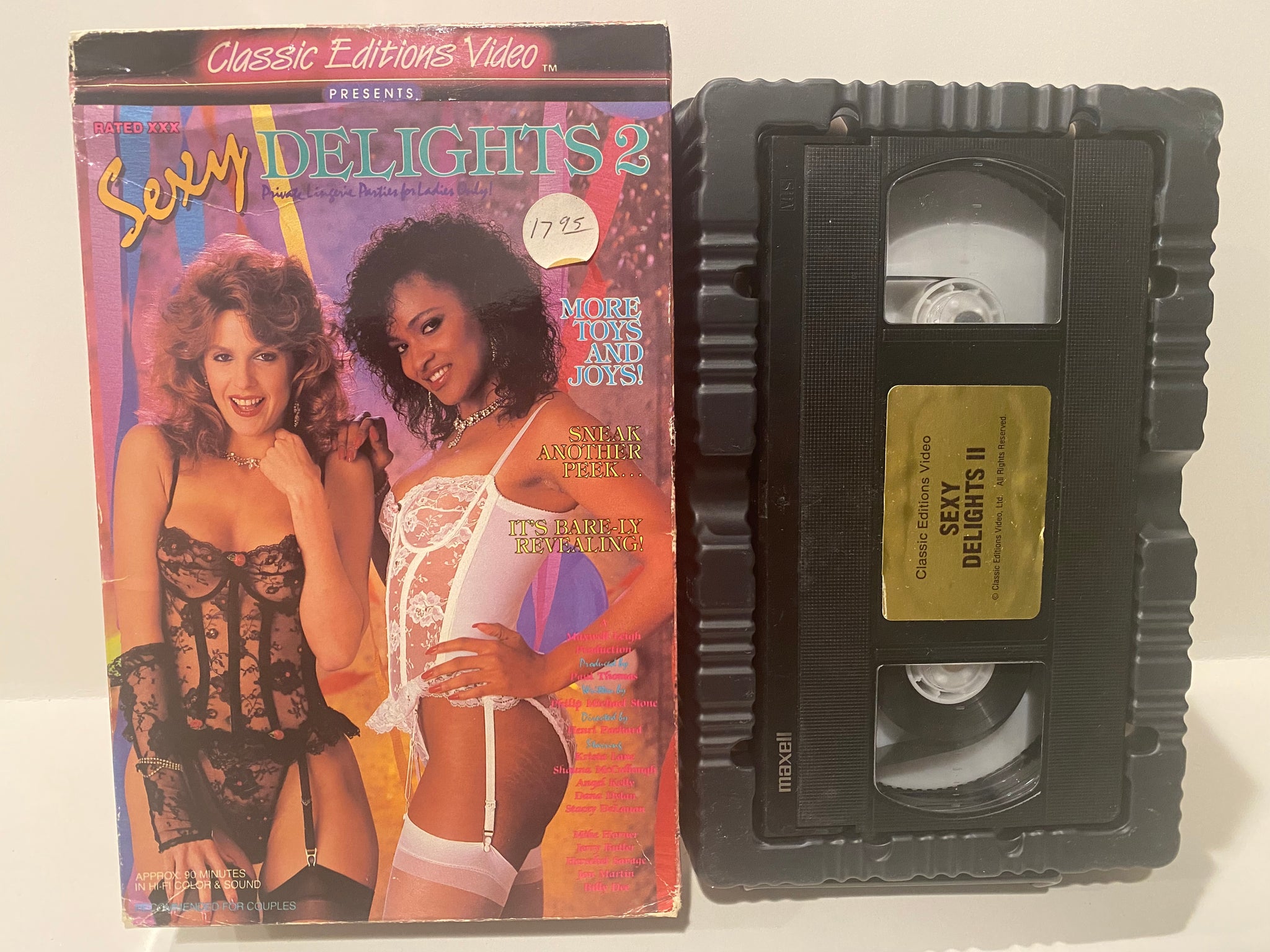 Sexy Delights 2 Big Box VHS 1987 XXX Classic Krista Lane, Angel Kelly – AFI